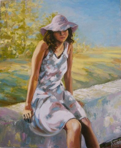 femme au chapeau
